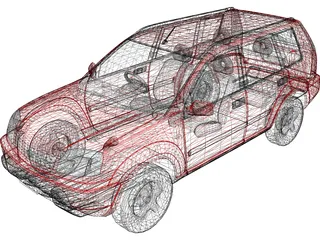 Nissan X-Trail 3D Model