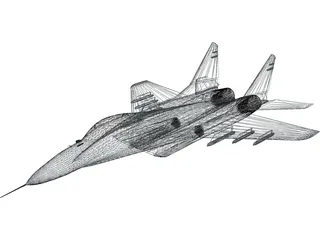 MiG-29 Fulcrum 3D Model