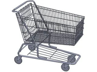 Shopping Cart 3D Model