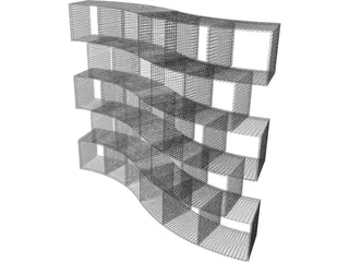 Storage Rack 3D Model