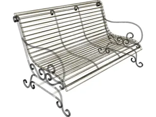 Bench 3D Model