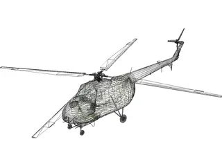 Mil Mi-4 3D Model