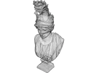 Bust Athena 3D Model