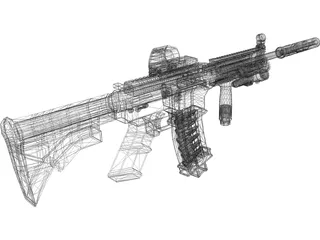 M4A1 3D Model