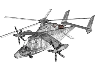 Eurocopter X3 3D Model