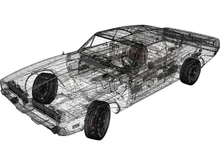 Dodge Charger R-T (1969) 3D Model