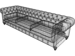 Chester Sofa 3D Model