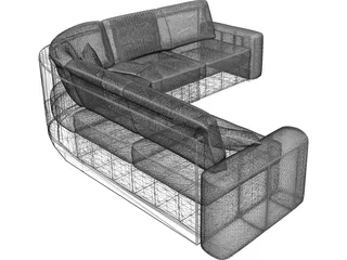 Sofa Indigoran Iden 3D Model