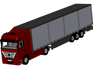 Mercedes-Benz Actros 3D Model