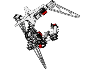 Camera Gimbal 3 Axis 3D Model