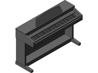 Kawai CA-5 Rosewood Digital Piano 3D Model