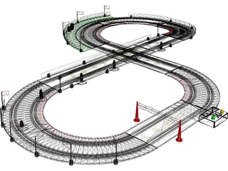 Racing Track 3D Model