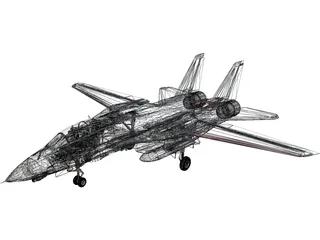 Grumman F-14 Tomcat 3D Model