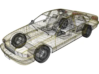 Chevrolet Taxi 3D Model