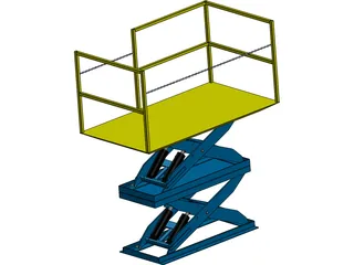 Scissor Lift 3D Model