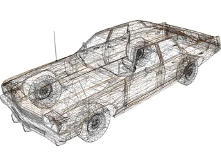 Dodge Monaco (1974) 3D Model