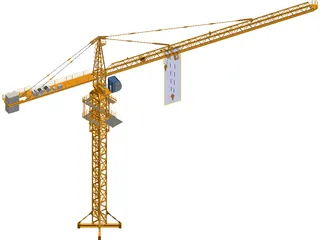 Tower Crane 3D Model