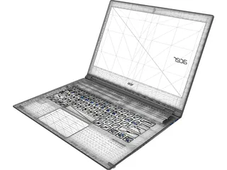 Acer Aspire S7 Notebook 3D Model