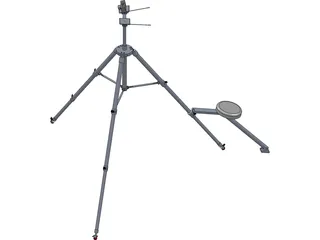 Camera Tripod 3D Model