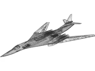 Tupolev Tu-160 3D Model