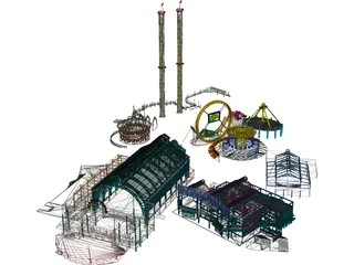 Amusement Park 3D Model