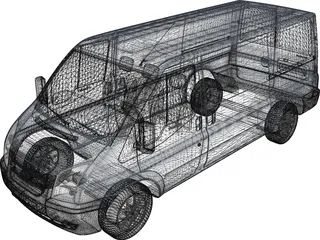 Ford Transit T350 (2010) 3D Model