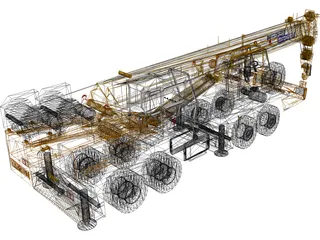 Tadano Crane 3D Model