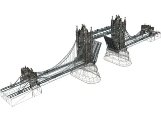 Tower Bridge 3D Model