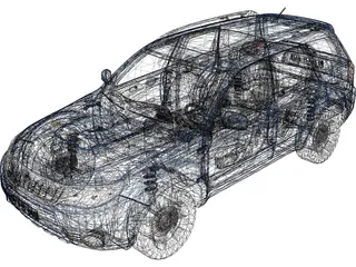 Subaru Forester XT (2008) 3D Model