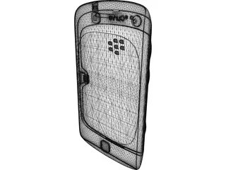 BlackBerry Curve 9380 3D Model