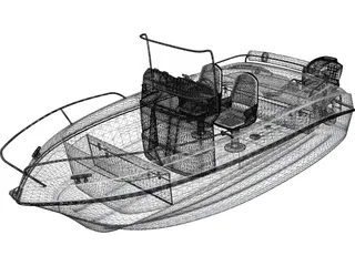 Speedboat 3D Model