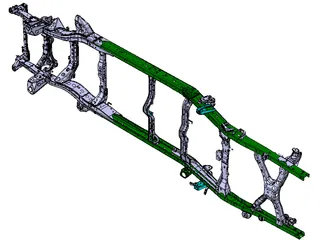 Toyota Tacoma Chassis (2015) 3D Model