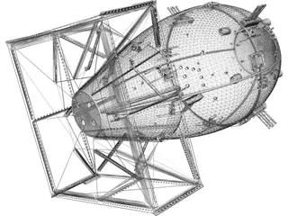 Atom Bomb 3D Model