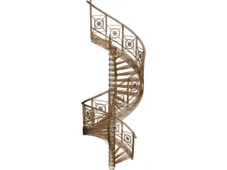 Stairs 3D Model