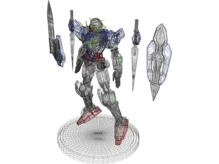 Gundam Exia 3D Model