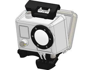 Gopro Hero2 3D Model