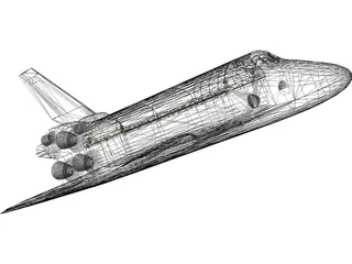 Discovery Space Shuttle 3D Model