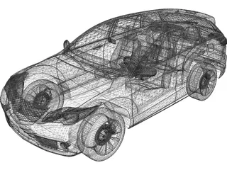 Acura RDX (2013) 3D Model