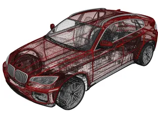 BMW X6 (2013) 3D Model