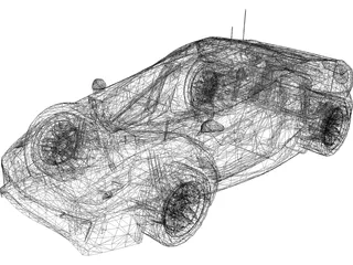 Lancia Stratos Fenomenon Concept (2005) 3D Model