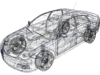 Opel Vectra (2005) 3D Model