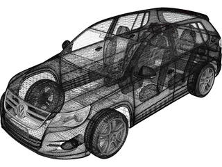 Volkswagen Tiguan (2011) 3D Model