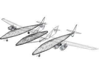 Virgin Galactic 3D Model