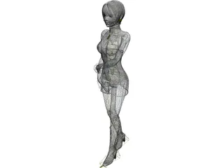 Japanese Girl 3D Model