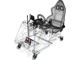 Racing Cockpit G27 3D Model