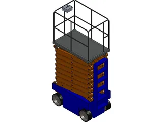 Scissor Lift 3D Model