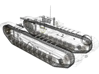 Churchill Mk IV 3D Model