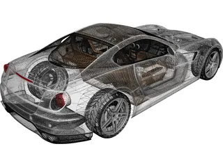 Ferrari 599 GTB Fiorano  3D Model