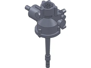 Bell 206 Gearbox 3D Model