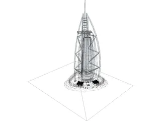 Burj al-Arab 3D Model